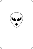 Alien Sign Vinyl Wall Decal - Fusion Decals