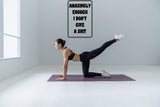 Amazingly Enough I don't give a shit Sign Vinyl Wall Decal - Fusion Decals