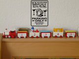 Happy Hour Parking Only Sign Vinyl Wall Decal - Fusion Decals
