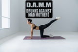 D.A.M.M Drunks against Mad Mothers Sign Vinyl Wall Decal - Fusion Decals