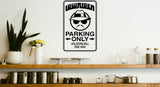 Lowrider Parking Only #2 Sign Vinyl Wall Decal - Fusion Decals