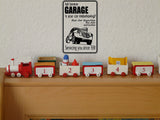 Full Service Garage Sign Vinyl Wall Decal - Fusion Decals