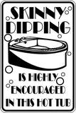 Skinny Dipping is highly Encouraged Sign Vinyl Wall Decal - Fusion Decals