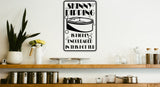 Italian Parking Only #3 Sign  - Car or Wall Decal - Fusion Decals