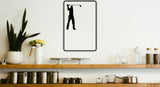 A Mans home is his Castle Sign  - Car or Wall Decal - Fusion Decals