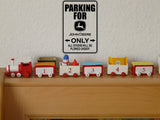 Parking for Undecided Students living off Parents Sign  - Car or Wall Decal - Fusion Decals
