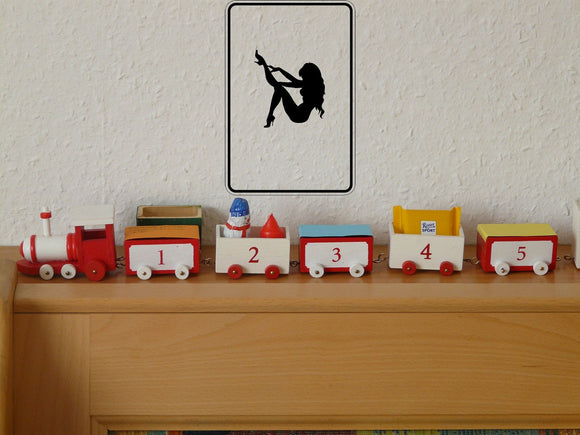Clothing Optional Beyond this point Sign Vinyl Wall Decal - Fusion Decals