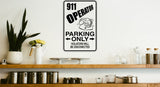 Reserved for Witches Only Sign  - Car or Wall Decal - Fusion Decals