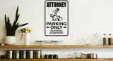 Accountant Parking Only Sign  - Car or Wall Decal - Fusion Decals