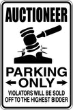 Appraiser Parking Only Sign  - Car or Wall Decal - Fusion Decals