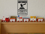 Appraiser Parking Only Sign  - Car or Wall Decal - Fusion Decals