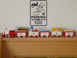 Carpenter Parking Only Sign  - Car or Wall Decal - Fusion Decals