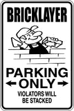 Computer Parking Only Sign  - Car or Wall Decal - Fusion Decals