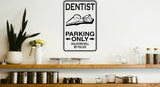 Chef Parking Only #2 Sign  - Car or Wall Decal - Fusion Decals