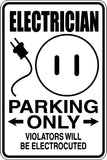 Dentist Parking Only Sign  - Car or Wall Decal - Fusion Decals