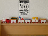 Dentist Parking Only Sign  - Car or Wall Decal - Fusion Decals