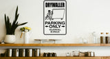 DJ Parking Only Sign  - Car or Wall Decal - Fusion Decals