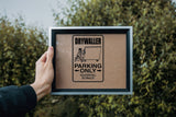 DJ Parking Only Sign  - Car or Wall Decal - Fusion Decals