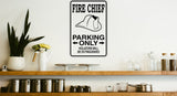 Detective Parking Only Sign  - Car or Wall Decal - Fusion Decals