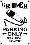Florist Parking Only Sign  - Car or Wall Decal - Fusion Decals