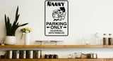 Laon Officer Parking Only Sign  - Car or Wall Decal - Fusion Decals
