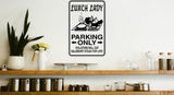 Painter Parking Only Sign  - Car or Wall Decal - Fusion Decals