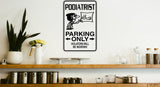 Podiatrist Parking Only Sign Vinyl Wall Decal - Fusion Decals