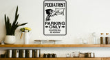 Lawyer Parking Only #2 Sign  - Car or Wall Decal - Fusion Decals