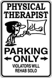 Mortgage Broker Parking Only Sign  - Car or Wall Decal - Fusion Decals