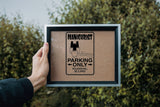 Plumber Parking Only Sign  - Car or Wall Decal - Fusion Decals