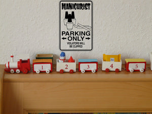 Plumber Parking Only Sign  - Car or Wall Decal - Fusion Decals