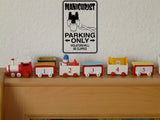 Plumber Parking Only Sign  - Car or Wall Decal - Fusion Decals