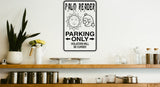 Networker Parking Only Sign  - Car or Wall Decal - Fusion Decals