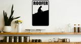 Roofer Sign Vinyl Wall Decal - Fusion Decals