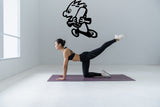 Cartoon Running Sign Vinyl Wall Decal - Fusion Decals