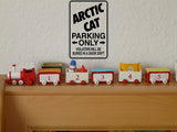 Artic Cat Parking Only Sign Vinyl Wall Decal - Fusion Decals