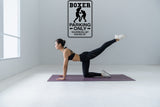 Boxer Parking Only Sign Vinyl Wall Decal - Fusion Decals