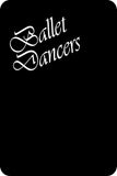 Balet Dancer Parking Only Sign Vinyl Wall Decal - Fusion Decals