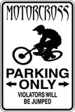 Artic Cat Parking Only Sign  - Car or Wall Decal - Fusion Decals