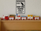 BMX Parking Only Sign  - Car or Wall Decal - Fusion Decals