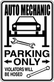 Cheer Mom Parking Only Sign  - Car or Wall Decal - Fusion Decals