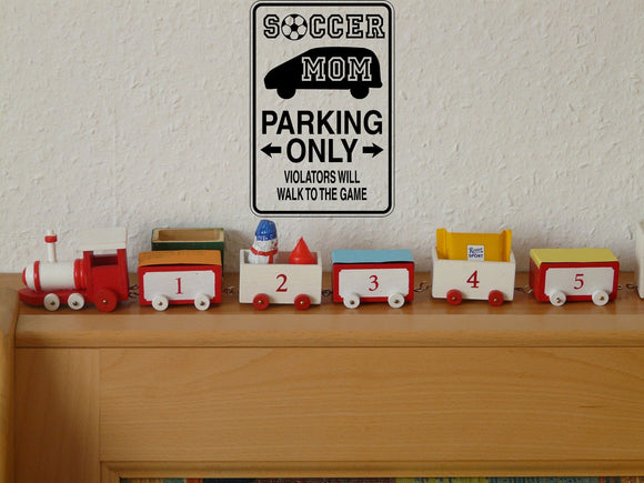 Coin Collector Parking Only Sign  - Car or Wall Decal - Fusion Decals