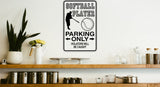 Coach Parking Only Sign  - Car or Wall Decal - Fusion Decals
