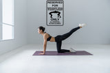 Reserved for Wrestlers Only Sign Vinyl Wall Decal - Fusion Decals