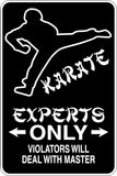 Experts Only #4 Sign Vinyl Wall Decal - Fusion Decals