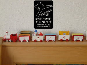 Experts Only #6 Sign Vinyl Wall Decal - Fusion Decals