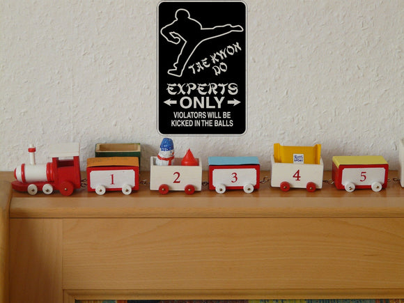 Experts Only #6 Sign Vinyl Wall Decal - Fusion Decals