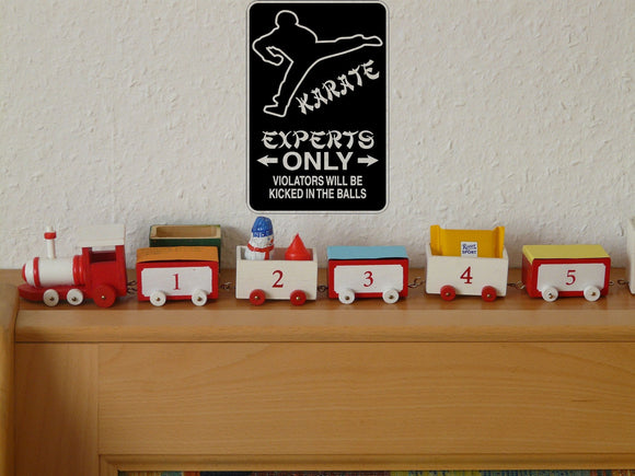 Experts Only #8 Sign Vinyl Wall Decal - Fusion Decals