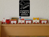 Experts Only #8 Sign Vinyl Wall Decal - Fusion Decals
