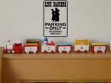 Line Dancers Parking Only #2 Sign Vinyl Wall Decal - Fusion Decals
